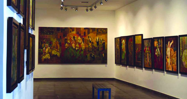 لوحات صالح المالحي أساليب متنوعة في خدمة قضايا الإنسان