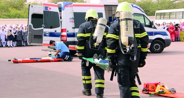 الهيئة العامة للدفاع المدني والإسعاف تنصح باتباع الارشادات الوقائية 