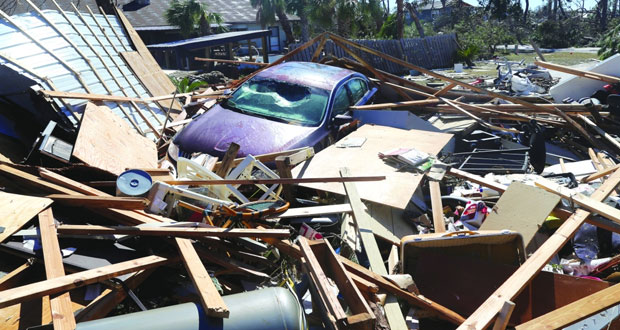  آمال العثور على ناجين من الإعصار مايكل في ولاية فلوريدا الأميركية تتضاءل