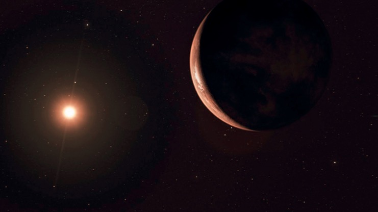 رصد كوكب متجمد يدور في فلك نجم قريب من المجموعة الشمسية