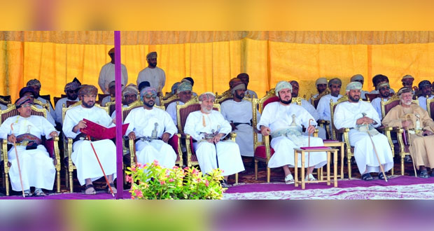 أسعد بن طارق يرعى ختام مهرجان مقشن التراثي بمحافظة ظفار
