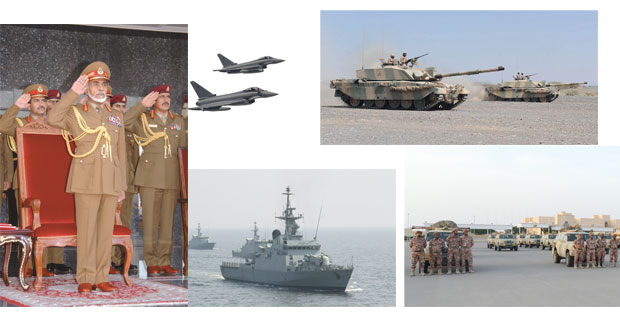 قوات السلطان المسلحة تواكب كافة مراحل التطور لتقوم بواجباتها النبيلة في حمل أمانة الدفاع عن الوطن 