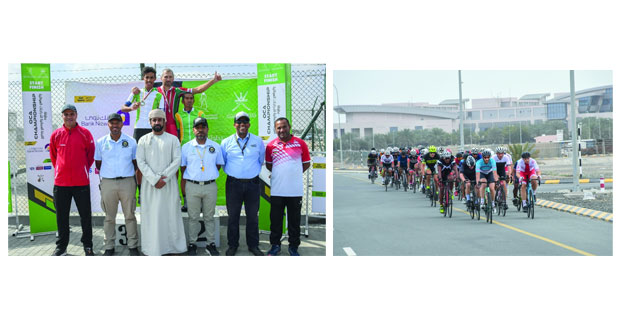 الدراج منذر الحسني يتصدر الترتيب العام في فئة الشباب وفريق الجيش السلطاني يتصدر الفرق