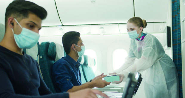 مقصورة الدرجة السياحية للطيران العماني الأفضل في العالم