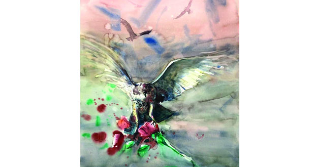 "البشاعة التي تقودك إلى الجمال" عمل جديد للتشكيلي فهد المعمري بمضامين اجتماعية وإنسانية وسياسية