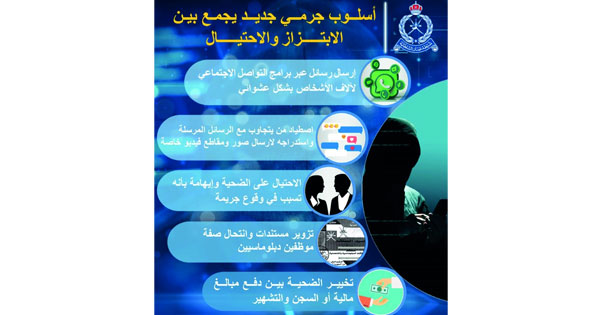 الشرطة تحذر من أساليب جديدة فـي الابتزاز الإلكتروني وتؤكد على سرية البلاغات وحفظ الخصوصية