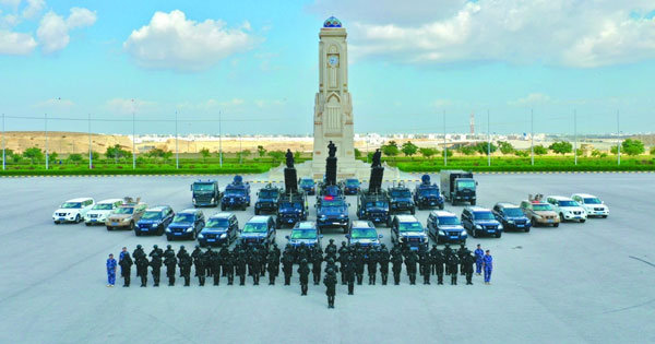 قوة من شرطة عمان السلطانية تغادر للسعودية للمشاركة فـي تمرين أمن الخليج العربي