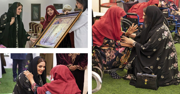 السيدة الجليلة تزور دار الرعاية الاجتماعية بالرستاق