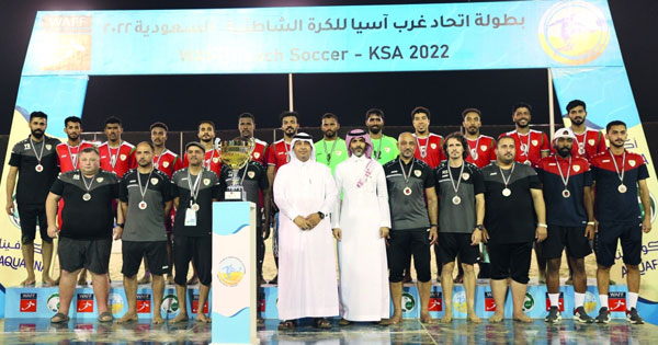 منتخب القدم الشاطئية يحل وصيفاً لبطولة اتحاد غرب آسيا
