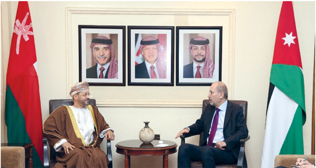 سلطنة عمان والأردن تستعرضان العلاقات الأخوية والتعاون البناء