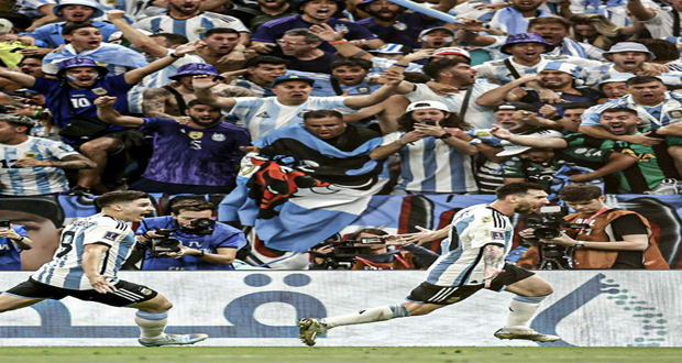 الأرجنتين تنعش آمالها في التأهل الى ثمن النهائي