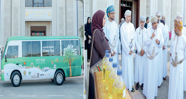 جامعة السلطان قابوس تنجح فـي تسيير حافلة «مواصلات» تعمل بالديزل المدمج مع الوقود الحيوي