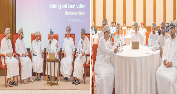 جلسة تستعرض واقع الصناعات التحويلية ومستجدات قطاع مواد البناء والتشييد أكثر من 2 مليار ريال عماني مساهمة الصناعات التحويلية فـي الاقتصاد الوطني بنهاية النصف الأول من العام الجاري