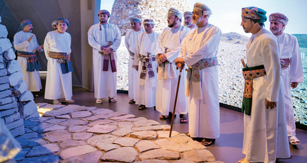 جلالة السلطان يشمل برعايته السامية افتتاح متحف عمان عبر الزمان