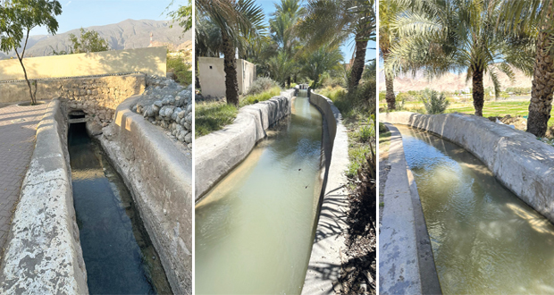 فلج دارس .. رافد مائي مهم فـي نزوى