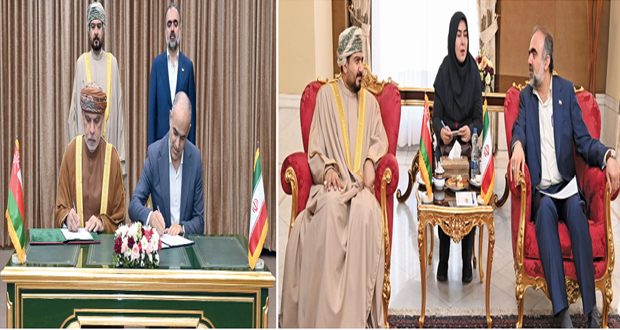 سلطنة عمان وإيران تبحثان تعزيز العلاقات الاقتصادية والتجارية والاستثمارية