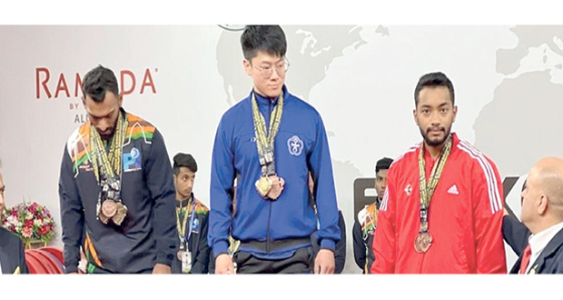 سلطان البوسعيدي وأزهر بني عرابة يحققان مراكز متقدمة فـي بطولة آسيا للقوة البدنية