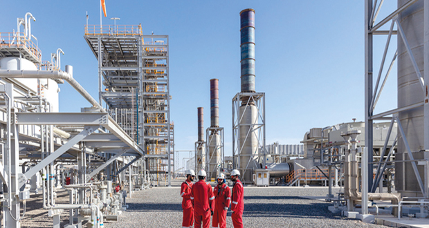 24 تريليون قدم مكعب الاحتياطي المتوقع من الغاز الطبيعي المسال فـي سلطنة عمان بنهاية العام الماضي