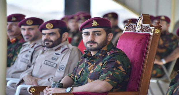ذي يزن بن هيثم يشهد البيان الختامي للتمرين الأمني المشترك (عين الصقر٢٠٢٣/١م)