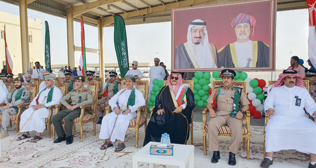منفذ الربع الخالي يحتفل باليوم الوطني الـ93 للسعودية