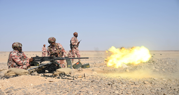 تنفيذ البيان العملي للتمرين النهائي &laquo;درع ٢٨&raquo; لدورة الضباط المرشحين