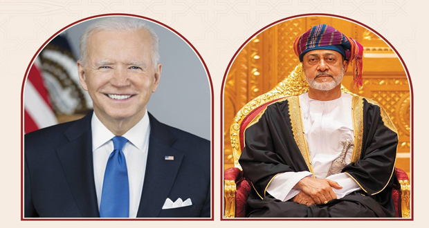 الرئيس الأميركي يعرب عن شكره لجلالة السلطان وأمير قطر