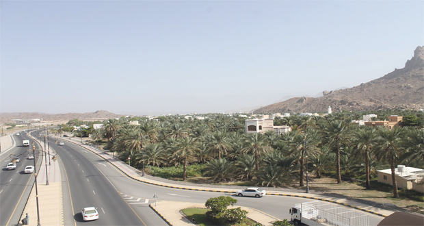 مشهد لقرية «فرق» بولاية نزوى