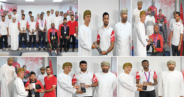 &laquo;الأولمبية العمانية&raquo; تحتفي بالأبطال المتوجين بـ 6 ميداليات الملونة